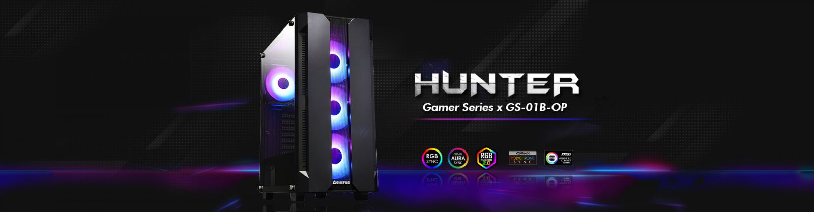 photo of chieftec pc case hunter gs-01b-op